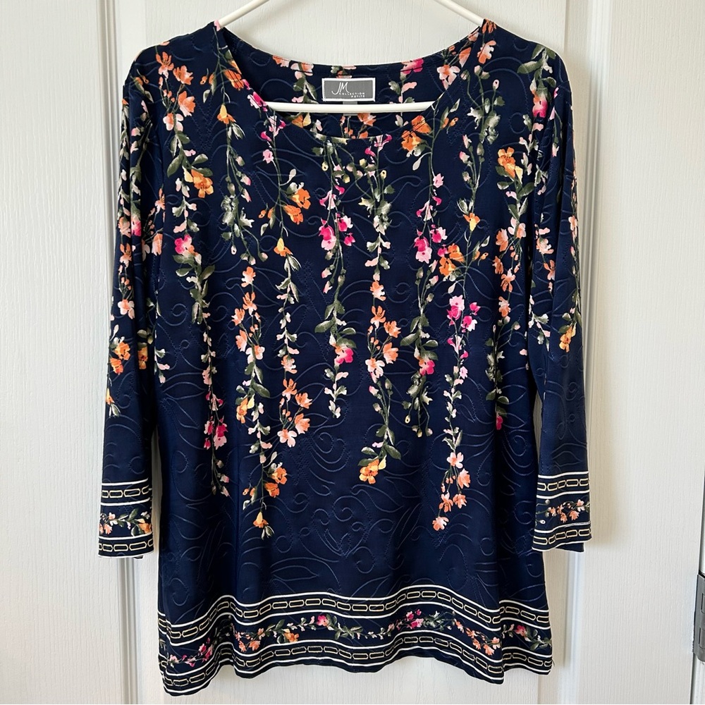 NWT Petite Spring Floral Top